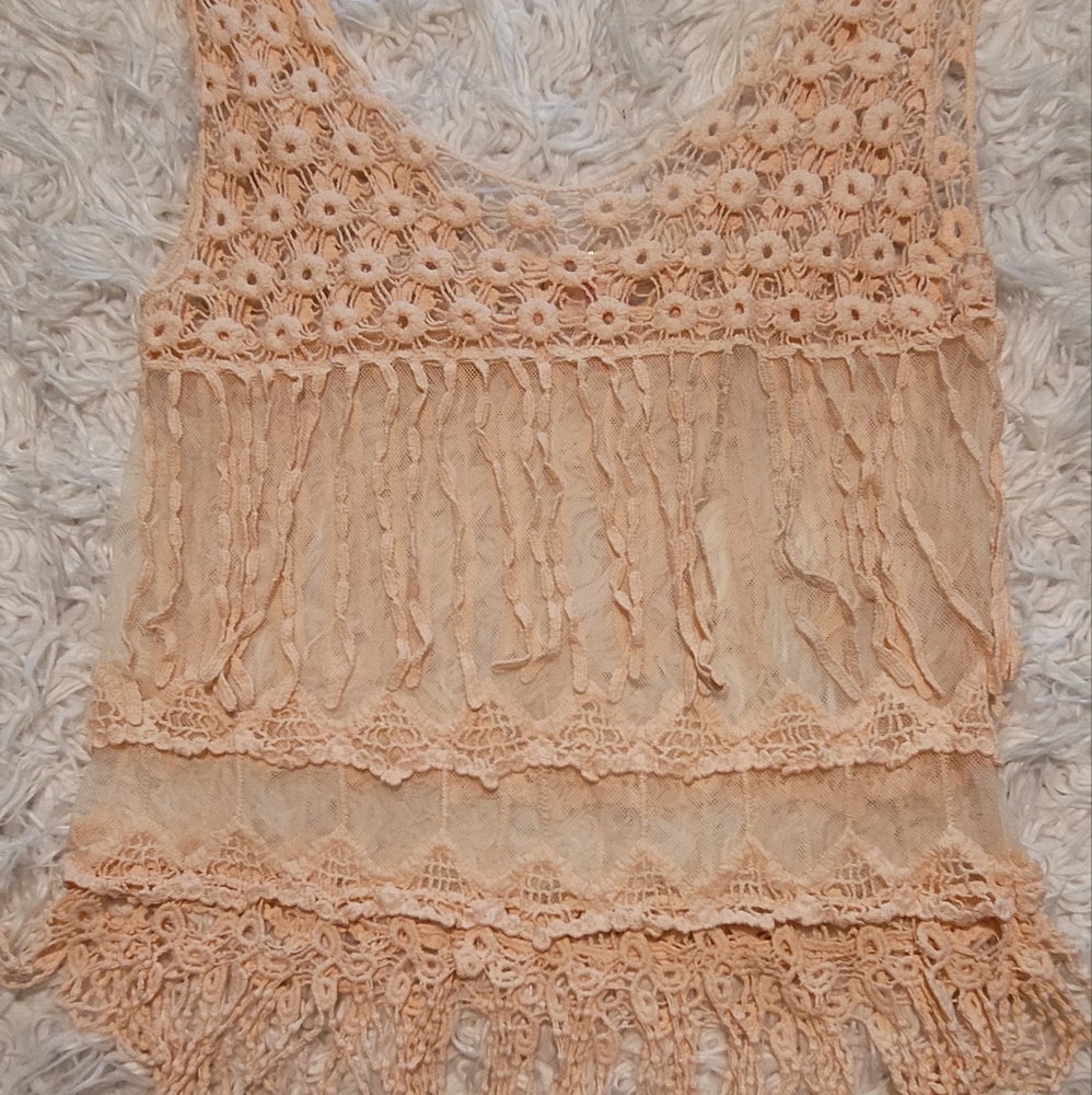 *SALE*  pink lace top